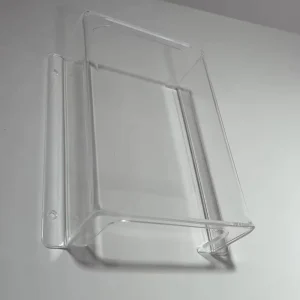 Clear Acrylic Wall-Mount Display Box for Cosmetic and Perfume Bottles