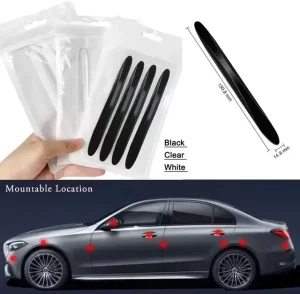 Clear Adhesive Car Door Edge and Furniture Protector Strips