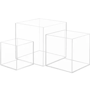 Clear Dustproof Acrylic Countertop Display Box for Action Figures and Toys