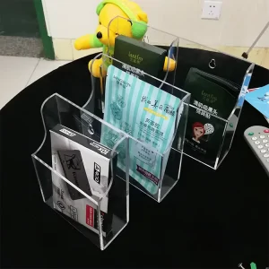 Clear Perspex Acrylic Brochure Holder Rack
