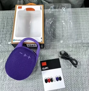Clip5 Portable Wireless Speaker Super Bass Waterproof Mini Boombox for Outdoor Party and Home