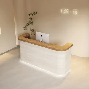 Clothing Store Checkout Counter Bar Counter and Modern Beauty Salon Reception Desk