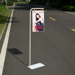 Clothing Store Floor-Standing Acrylic Sign and Poster Stand with Custom Guide Signs