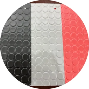Coin Pattern Commercial Grade PVC Garage Mat