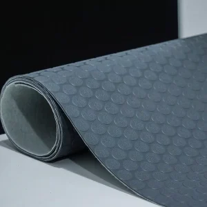 Coin Pattern PVC Anti-Slip Adhesive Indoor Flooring Mat 2mm Thick Eco-Friendly Waterproof