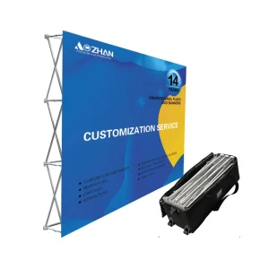 Collapsible Lightweight Pop-Up Wall Fabric Display Stand