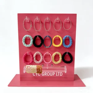 Colorful Acrylic Jewelry and Accessories Display Rack for Earrings