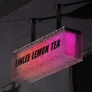 Colorful Crystal-Pattern Acrylic Outdoor LED Light Box Sign