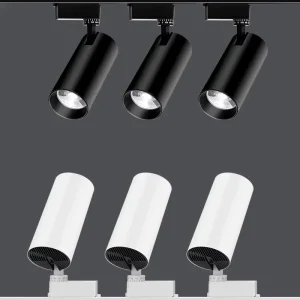Commercial 20W 30W COB LED Track Spotlight System Modern Design Focus Linear Track Light with Aluminum Lamp Body