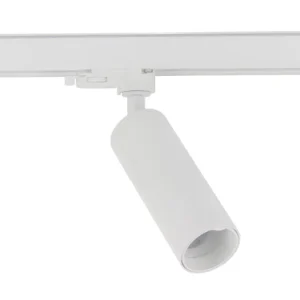 Commercial 30W 50W COB LED Spotlight Dimmable 6-Wire DALI 2-Wire Track Head Fixture Aluminum for Reception Area