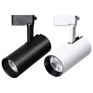 Commercial COB LED Track Spotlight 360-Degree Rotatable 2-Wire 20W 30W 40W