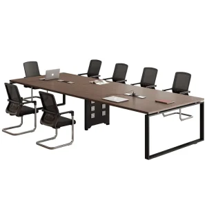 Commercial Conference Table and Chair Combination for Small Meeting Room