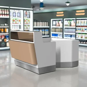 Commercial Counter BY-O4 for Convenience Store, Supermarket, Airport, Gym, Club, or Hotel