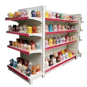 Commercial-Grade Metal Shelves for Supermarket Display