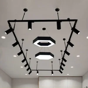 Commercial LED Linear Track Spotlight System with COB Technology 20W 30W Focus Spotlights