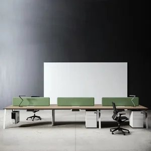Commercial Office Furniture Table Office Partitions Computer Office Desk with Storage Cabinet Ergonomic Chair