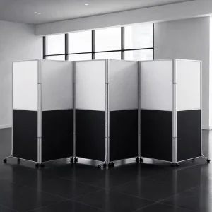 Commercial Outdoor Foldable Movable Partition Screen Table Divider for Office, Warehouse, and Kitchen
