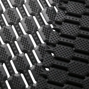 Commercial PVC Modular Carpet Tiles Non-Slip Interlocking Entrance Mat System 12 mm Thick High-Traffic Flooring