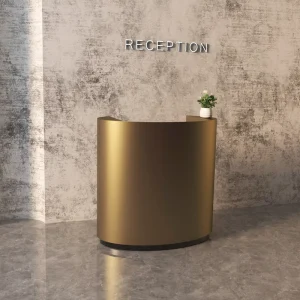 Commercial Stainless Steel Reception Counter Front Desk