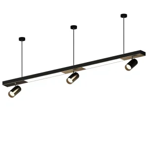 Commercial Surface-Mounted LED Strip Track Spotlight for Exhibition Halls Clothing Stores Supermarkets Gyms Bars and Offices
