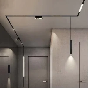 Commercial Track Light Focus COB 20W 30W Rail Spot Lights LED Linear Track Spotlight System LED Track Light