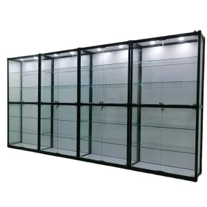 Commercial Transparent Glass Display Cabinet