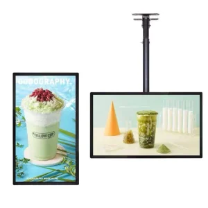 Commercial Wall Mounted LCD Digital Signage Animation Android OS All Metal Structure for High Traffic Areas Durable Hardware