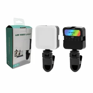 Compact Pocket RGB LED Fill Light for Video Conferencing and Photo Shoots