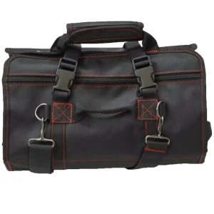 Compact Portable Electrician Mechanic Tool Bag with Detachable Visible Pocket