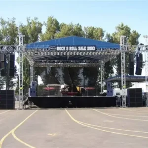 Concert Stage Music and DJ Lighting Truss Aluminum Mobile Stage Structure