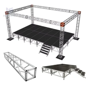 Concert Stage Platform Podium & Aluminum Truss System Lifting Stage Equipment
