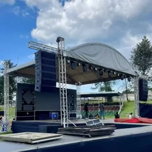 Concert Stage Truss System Customized Top Lighting Truss Stand Lifting System Portable Truss Stage