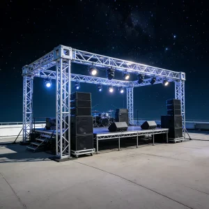 Concert Stage Truss and Performance Lighting Stand for Outdoor Construction