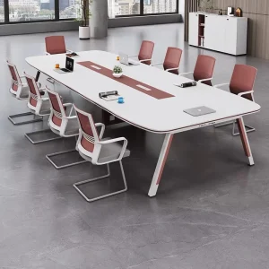 Conference Room Training and Negotiation Table with Chairs