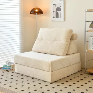 Convertible Foldable Frameless Vacuum Compression Small Tofu Block Module Combination Tatami Living Room Sofa