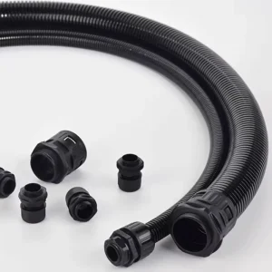 Corrugated Flexible Nylon Electrical Wire Protection Conduit Tube UL94 V-0 Waterproof