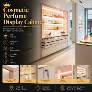 Cosmetic Perfume Display Cabinet Cosmetic Display Cabinet for Perfumes Perfume & Make up Cabinet