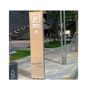Cost-Effective Directional Signs Exterior Information Sign Metal Wayfinding Signage for Outdoor