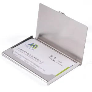 Credit Card Holder Stainless Steel Name Id Business Card Holder Fashion Custom Metal Aluminum Credit Card Holder