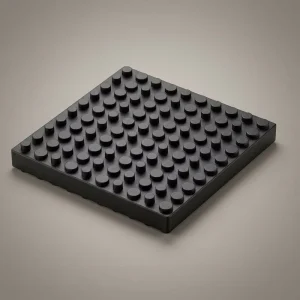 Creep Resistant Solid Rubber Vibration Isolator Pad with 1 Year Warranty for Machine Base and Ground Isolation