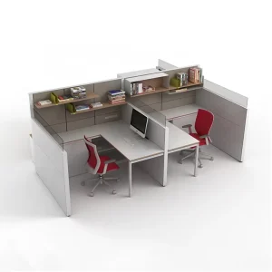 Cubical Workstation 2 Side Cubiculos Oficina Modern Cubicle Station Office Partition Workstation for Office