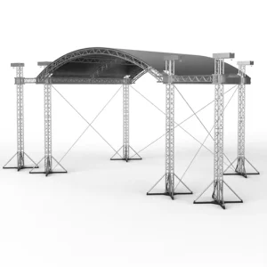 Curved Stage Lighting Arch Truss Structure