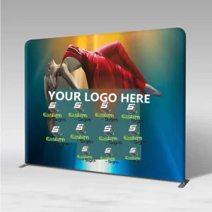 Custom 10x8ft 10×7.5ft Tension Fabric Display Single-Sided Pillowcase Backdrop Banner Event Booth