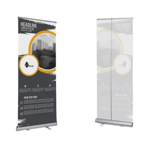 Custom 200x80cm Retractable Roll-Up Banner Stand