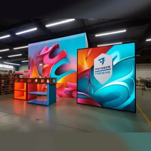Custom 20×30 Aluminum Frame Exhibition Booth Trade Show Display Modular Backlit Stand