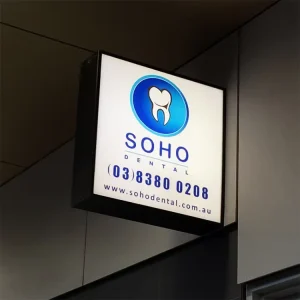 Custom 3D Acrylic Illuminated LED Light Box Sign for Restaurant, Pub, or Bar