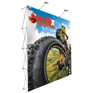 Custom 8*20ft Portable Aluminum Alloy Tension Fabric Pop-Up Backdrop Display Stand