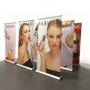 Custom 80x200cm Aluminum Alloy Frame Portable Roll-Up Display Banner