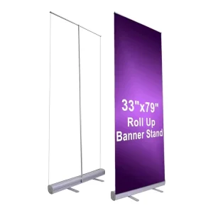 Custom 85 x 200 cm Aluminum Frame Printed Roll-Up Banner Stand
