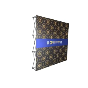 Heavy-Duty Aluminum LED Light Box Portable Backlit Advertising Display Rack for Trade Shows and Pop-Up Banners